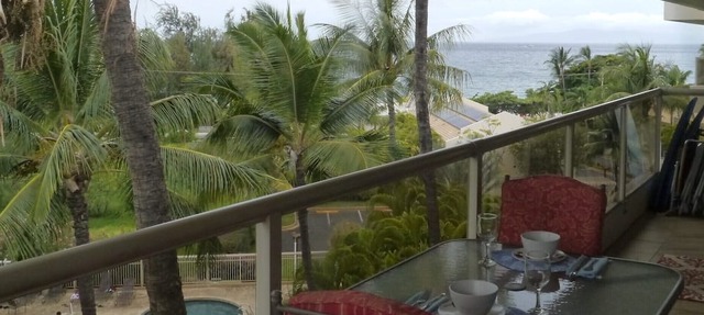 Ocean, mountain, pool views. Best location at The Banyan. Across from Kam2 beach