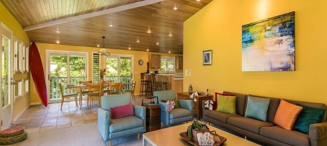 Spacious, 5 bed/3 bath, mountain view home, across from beach path! TVNC-5137