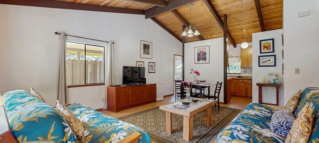 Serene property with nature walk, meditation spot & enclosed gardens