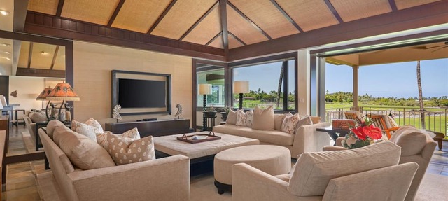 Elegant & Serene Wai'ulu Villa 115D w/AC, Resort Pool & Golf Course Views