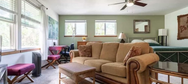 Gorgeous studio apartment on the Hamakua Coast 6 minutes to downtown Hilo. 99/nt