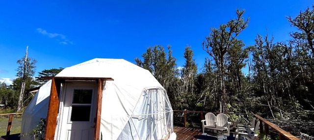 Off-Grid Luxury Dome For Stargazing Close to Volcano National Park, Hilo, Pahoa, Keaau