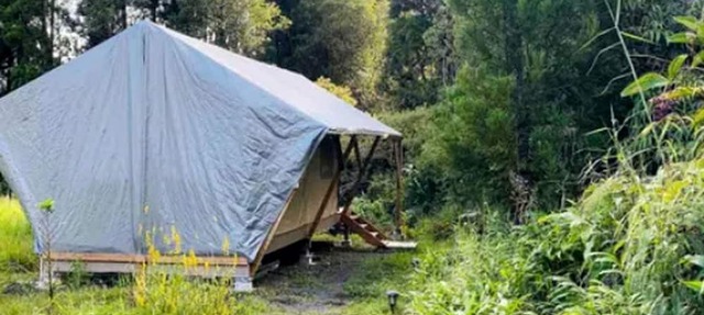 Luxurious Tent for a Romantic Getaway in Mountain View Village, Hawaii