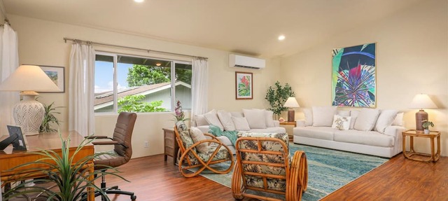 Stunning 3-bedroom 2-bath home in Kailua Kona with AC sleeps 8