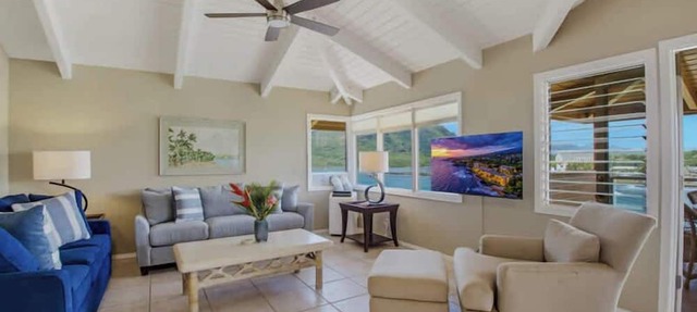 Stunning Kauai Cliffside Estate Over Kalapaki Bay