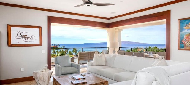 Wailea Beach | Oceanfront 3 BR, Sleeps 6 | Car Incl. w/6+ Nights | WBV-PH412 by KBM