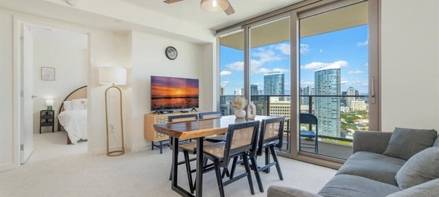 Sky Ala Moana 2908: 2 BR, 2 BA Condominium in Honolulu, Sleeps 4