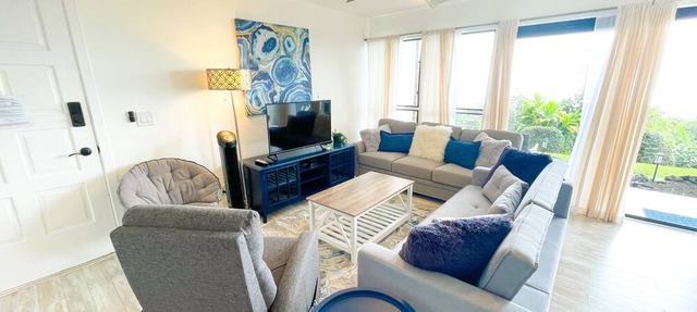 Comfortable luxury fully remodeled modern space surrounded by green coffee farms