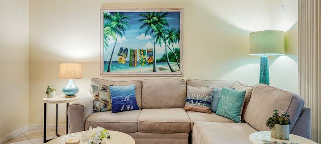 Tropical Ground Floor Unit at Mauna Lani Palm Villas w/Beach Club Access