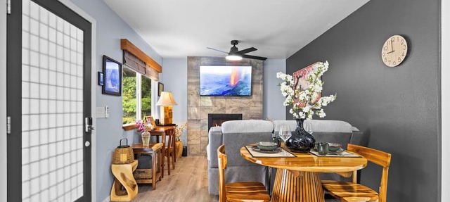 NEW! Volcano Tea House Cottage 2-HotTub-FirePlace