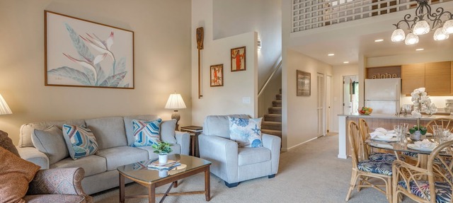 Spacious 2bd condo, garden lanais island style