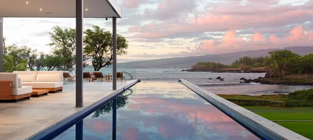 Exquisite 4BR Puako Modern Ocean Estate P50 – Pool, Beachfront & Amenities