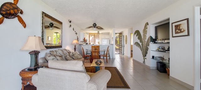 Relax and enjoy your own spacious private lanai with ocean & sunset views