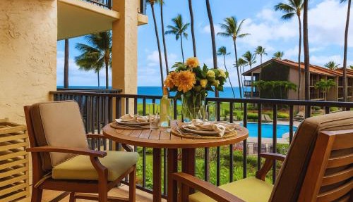 Papakea Oceanfront Studio Sleeps 4 Villas Great for Families Complimentary Car with 6 Nights PKE-304 by KBM