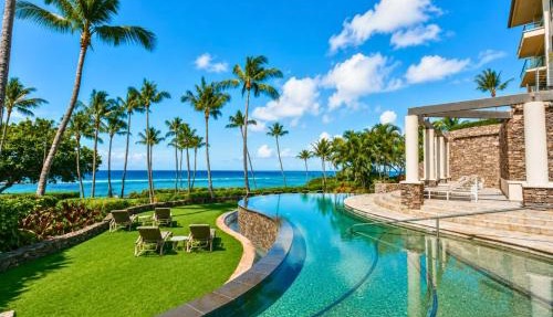 The Resort at Kapalua Bay Oceanfront 3 BR Sleeps 10 Luxury Resort Living Complimentary Car with 6 Nights MON-6302 by KBM