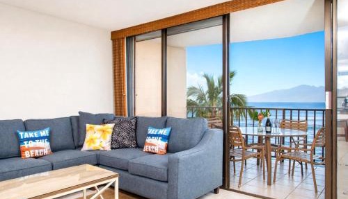 Valley Isle Oceanfront 2 BR Sleeps 5 Villas Peaceful Retreat Complimentary Car with 6 Nights VIR-508 by KBM