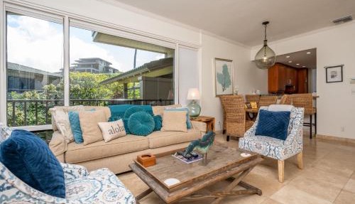 Kapalua Bay Villas Ocean View 1 BR Large Master Suite Villas Complimentary Car with 6 Nights KBV-12B3 by KBM
